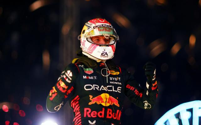 Race winner Max Verstappen of the Netherlands and Oracle Red Bull Racing celebrates in parc ferme during the F1 Grand Prix of Bahrain at Bahrain International Circuit on March 05, 2023 in Bahrain, Bahrain - Getty Images/Dan Istitene