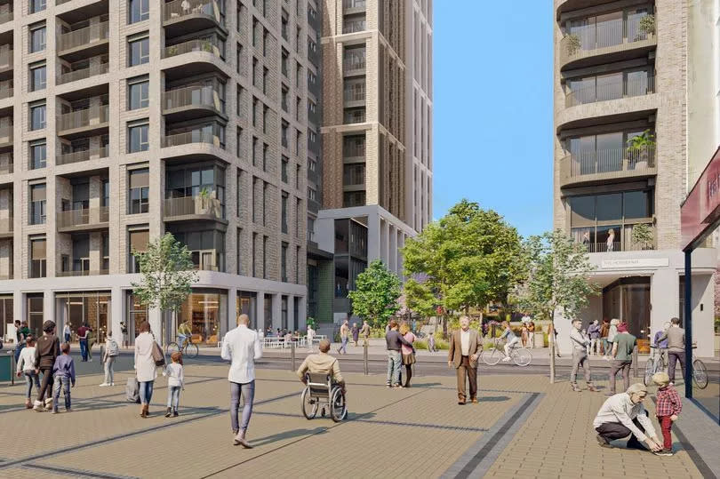 Images of what the Debenhams site will look like if plans are approved and regeneration happens