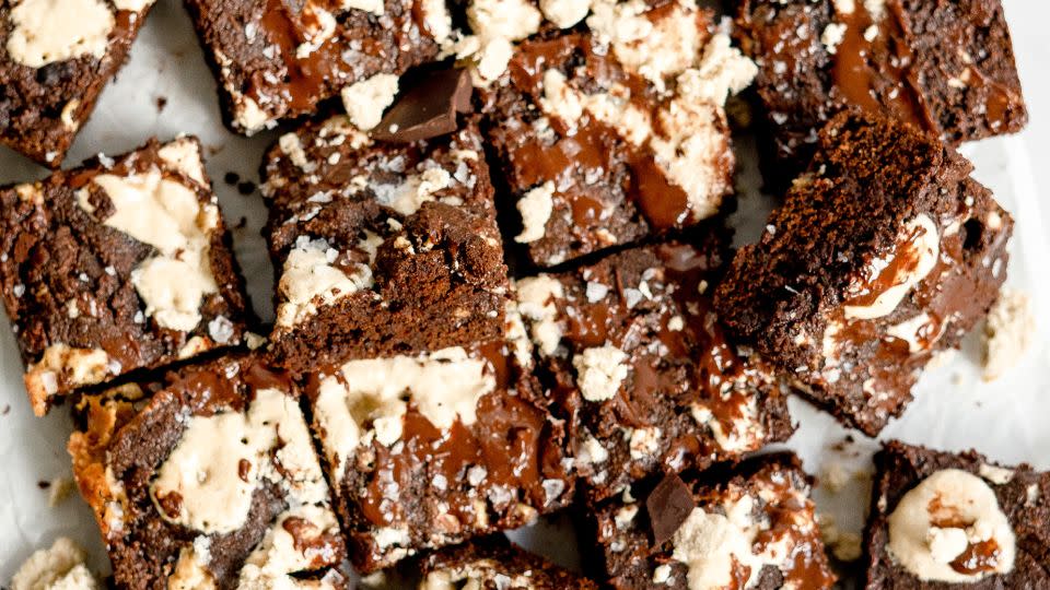 In this recipe, coconut flour and eggs help create a dense, fudgy brownie. - Micah Siva