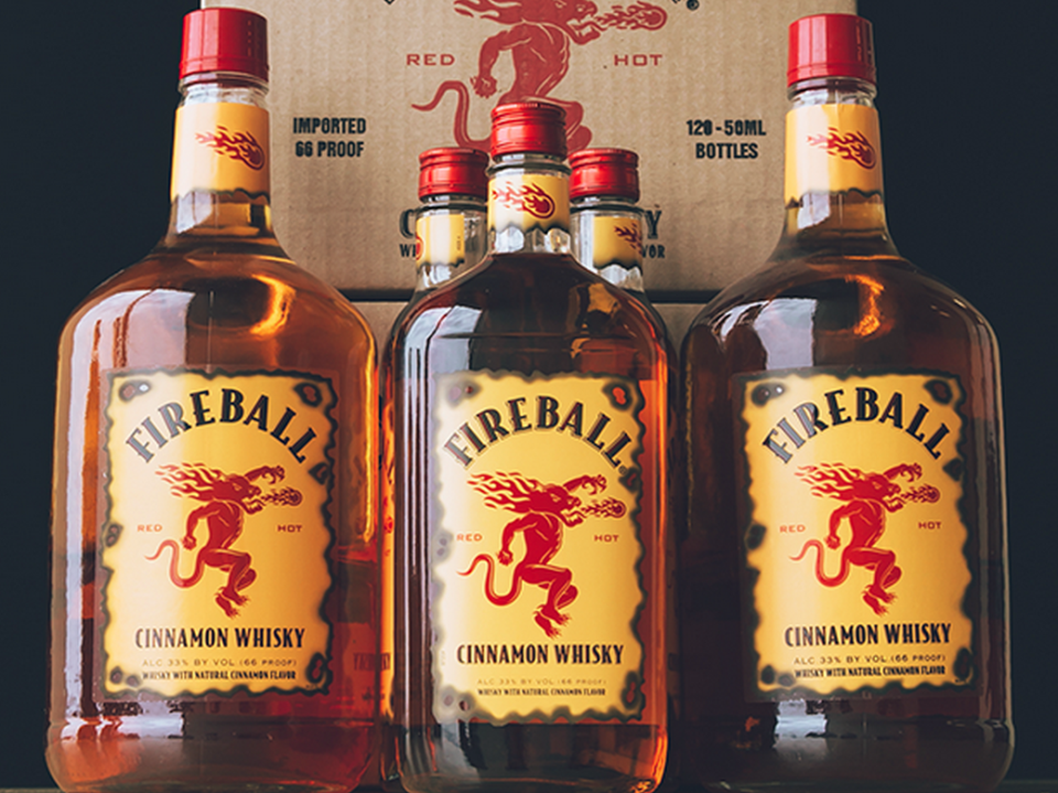 Tweet. fireball whisky. 