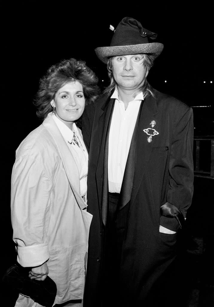 Ozzy Osbourne and wife Sharon Osbourne, pictured in 1985, were married in 1982. (Photo: Dave Hogan/Getty Images)