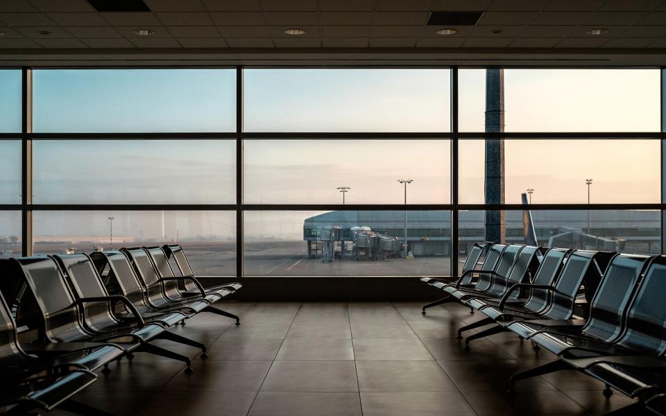 Most airports look like this right now - getty