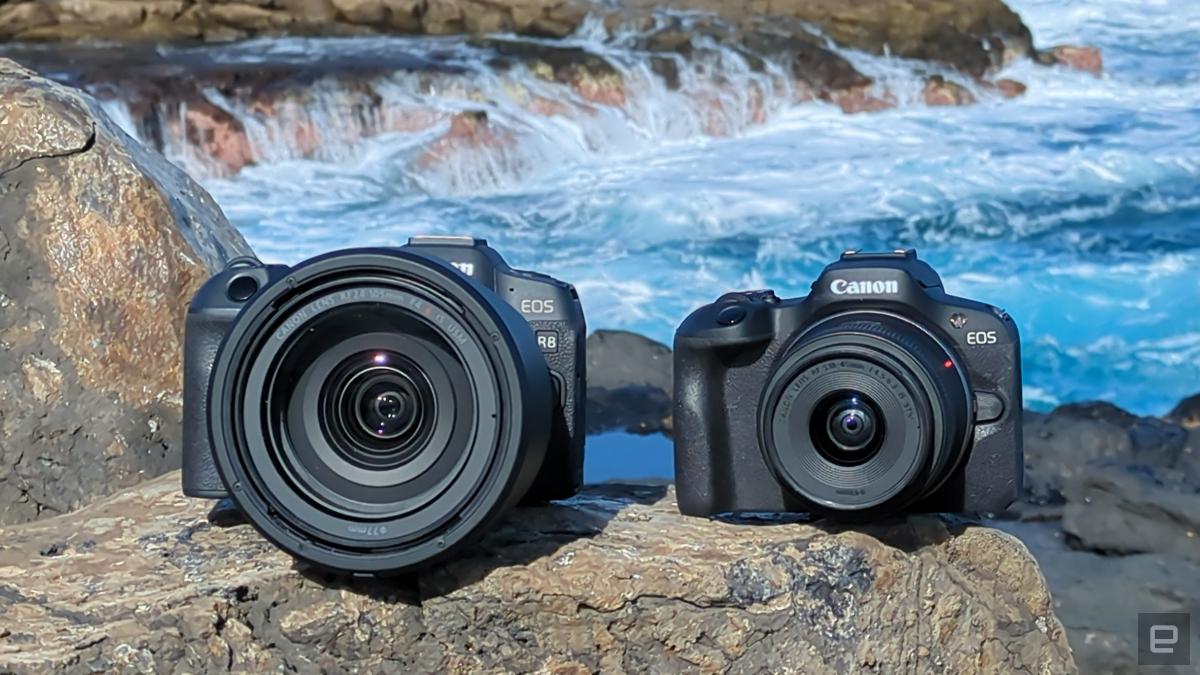 Traveling with Canon's entry-level EOS R8 and R100 mirrorless cameras
