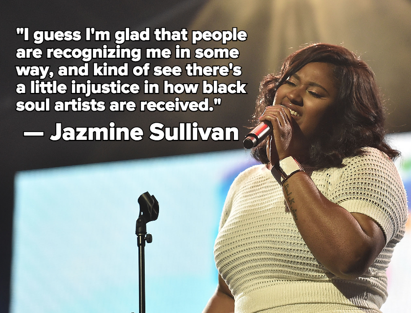 Jazmine Sullivan Says It's an Injustice Black Artists Don't Enjoy Adele's Level of Success