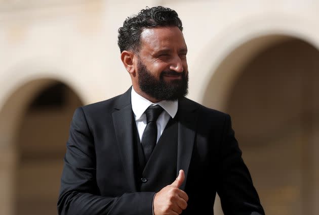 Cyril Hanouna, ici aux obsèques de Jean-Paul Belmondo, au mois de septembre. (Photo: POOL New via Reuters)