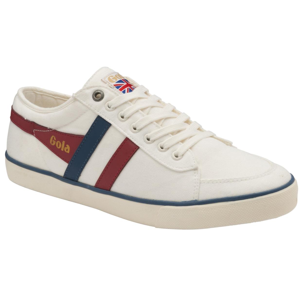 <p><a href="https://www.golausa.com/mens-gola-classics-c16/canvas-c249/mens-comet-plimsoll-sneakers-p1784" rel="nofollow noopener" target="_blank" data-ylk="slk:Shop Now;elm:context_link;itc:0;sec:content-canvas" class="link rapid-noclick-resp">Shop Now</a></p><p>Comet Plimsoll Sneakers</p><p>golausa.com</p><p>$70.00</p>