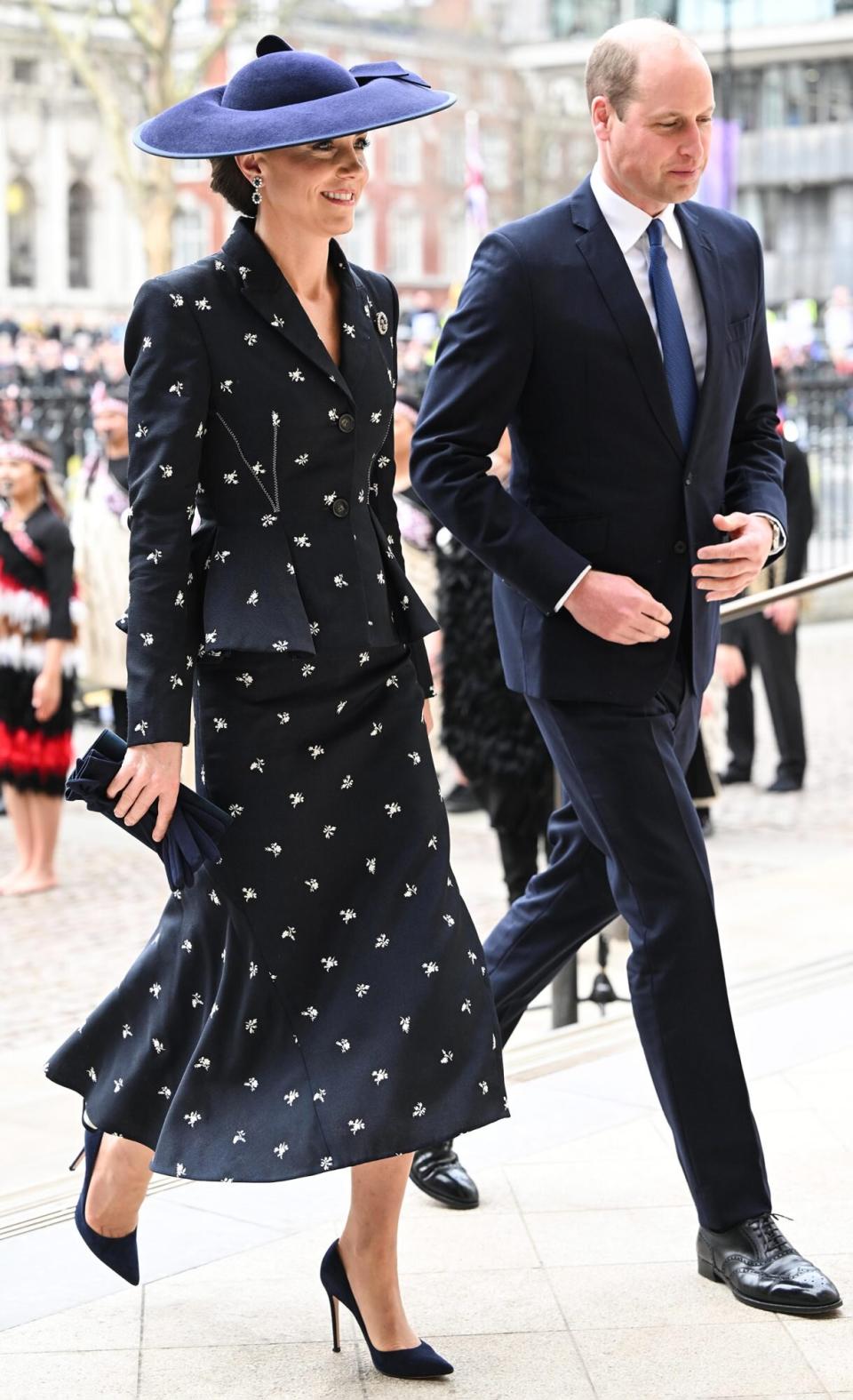 Catherine Princess of Wales and Prince William Commonwealth Day Service at Westminster Abbey