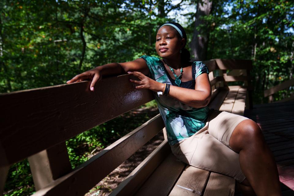 Tamiko Scian, 49, of Bowie, Maryland, is one of millions who will benefit from President Joe Biden's federal student loan forgiveness plan.