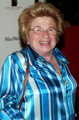 Dr. Ruth Westheimer at the New York premiere of New Line's Laws of Attraction