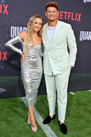 <p>Rob Latour/Shutterstock</p> Brittany and Patrick Mahomes