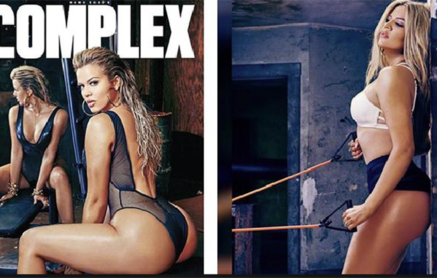 Khloe appeared in the cover of Complex magazine.