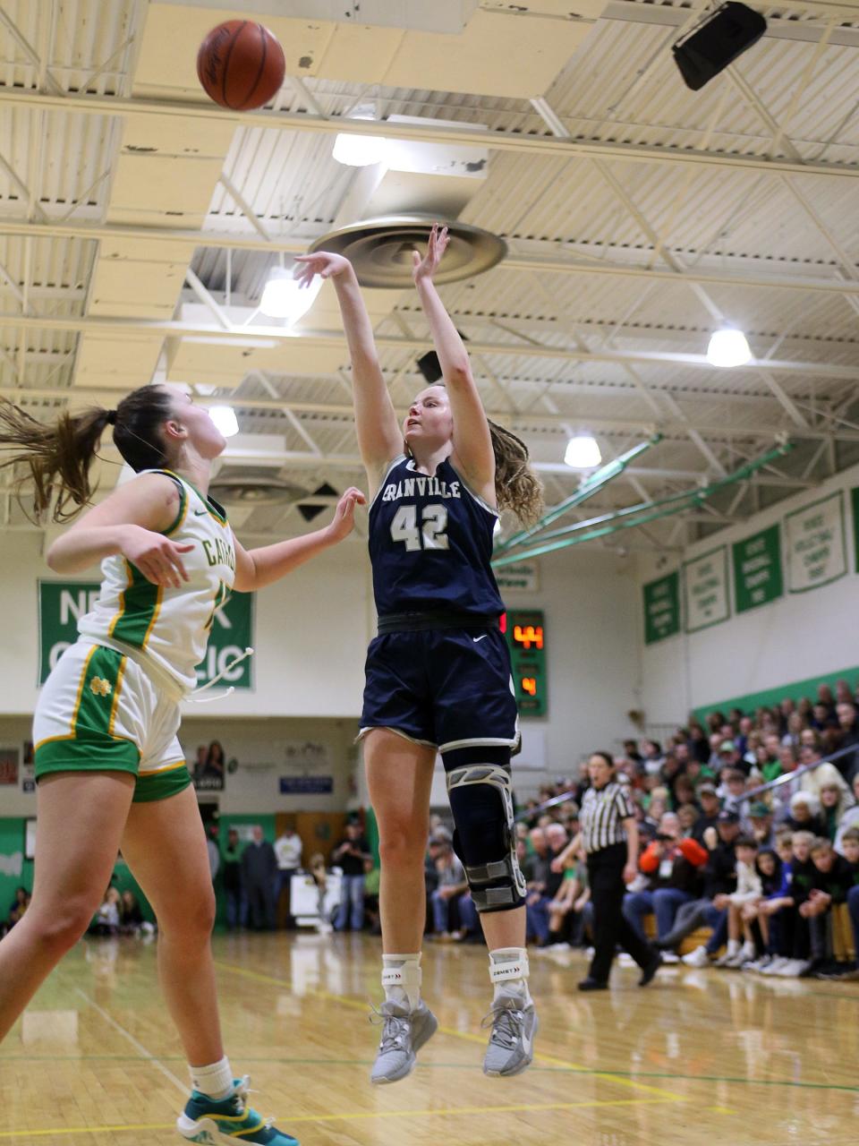 Senior forward Harper Annarino is the top player for Granville, which is the No. 1 seed in the Division II district tournament.