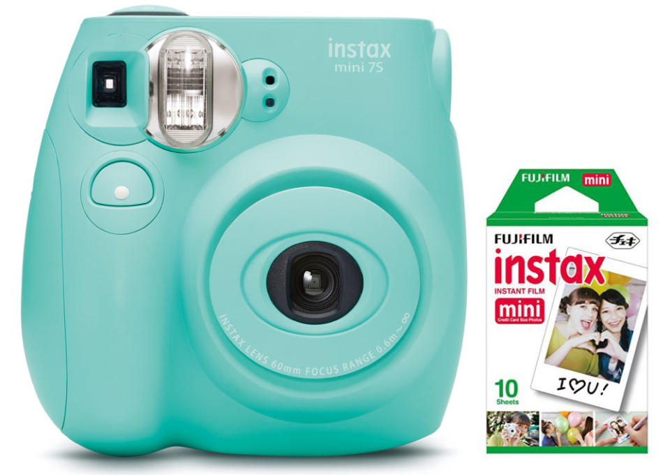 Fujifilm Instax Mini 7S Instant Camera (with 10-pack film) - Seafoam Green (Walmart / Walmart)