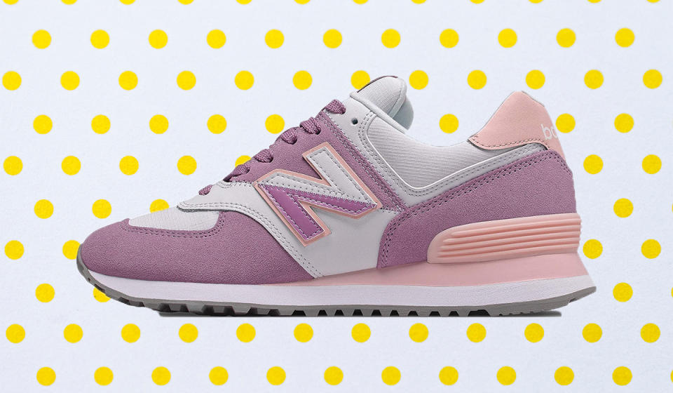 Save 25 percent on these New Balance sneakers. (Photo: Zappos)