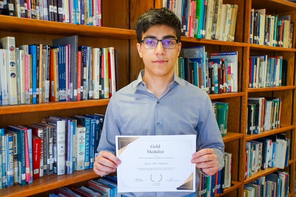 Frenship High School senior Aryan Roghani advanced to the international competition of the Medicine and Disease Olympiad and earned fourth place in the world.