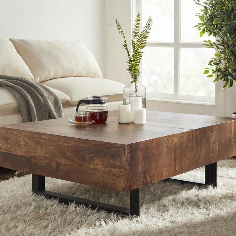 Murphy Solid Wood Storage Coffee Table