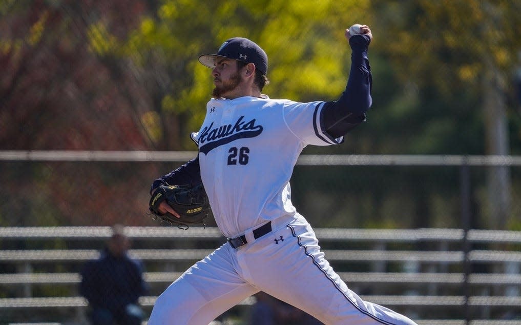 Monmouth pitcher Trey Dombroski was named the 2022 MAAC Pitcher of the Year.