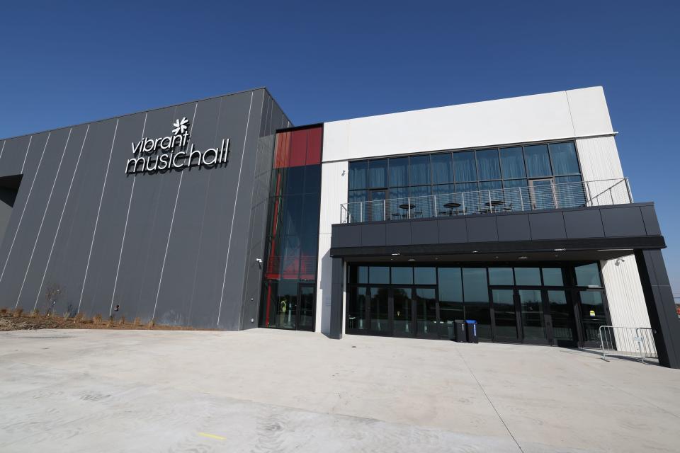 The new Vibrant Music Hall in Waukee features a fixed stage in its main hall, several bars on its two floors and lounges for artists.