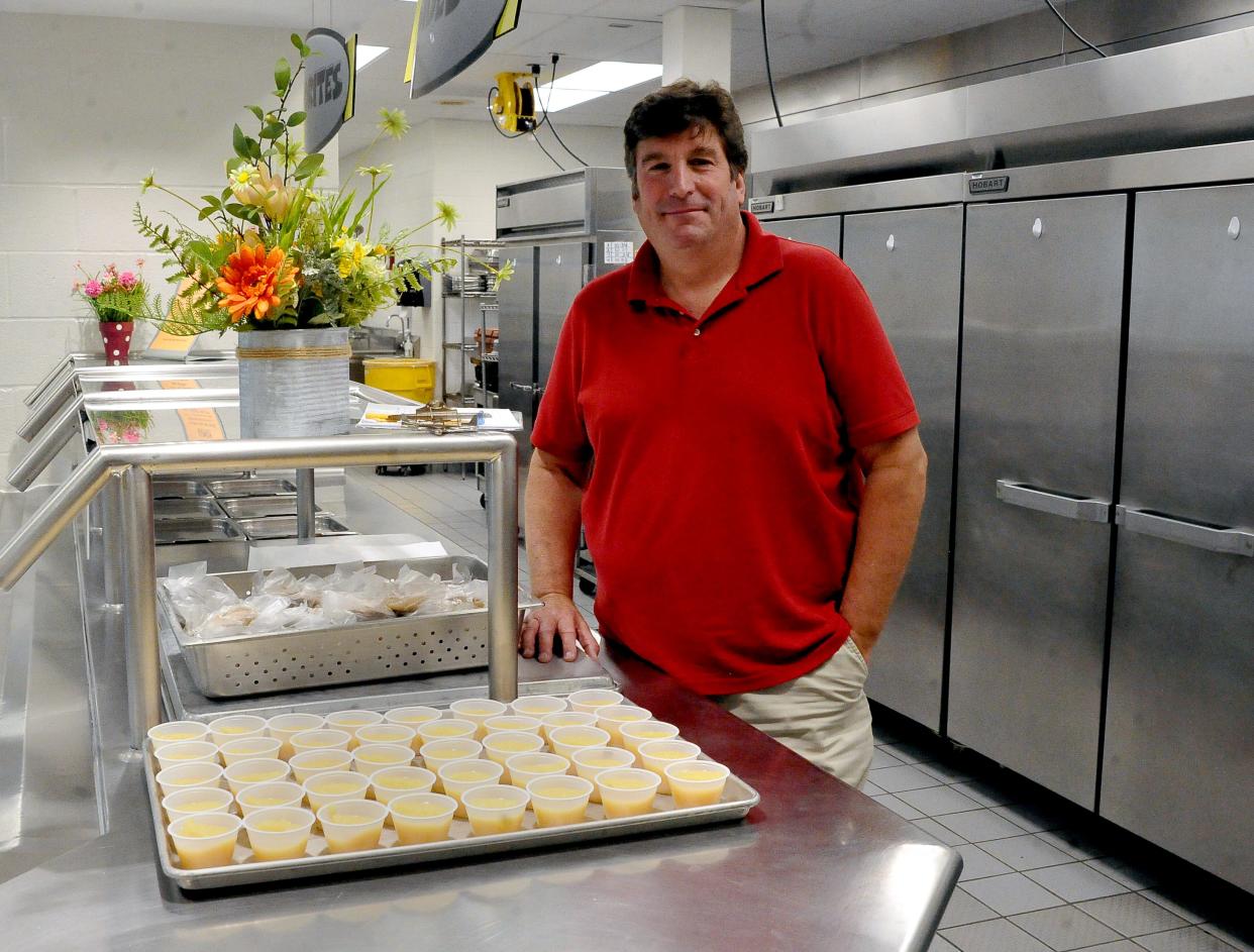 The Wooster City Schools summer meal program began Monday. Food Services Supervisor Don Lewis shows some of the food prepared for the first day. With USDA COVID waivers ending, school officials worry some families won't know they must sign up for free lunches for the new school year.