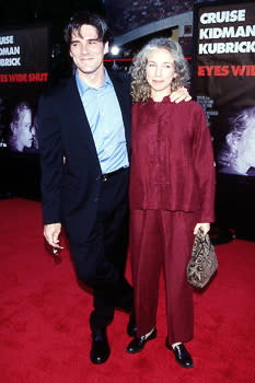 Thomas Gibson , star of " Far and Away " and " Love and Human Remains ," with his wife Cristina to watch his performance at the LA premiere for Eyes Wide Shut Photo by Jeff Vespa/Wireimage.com