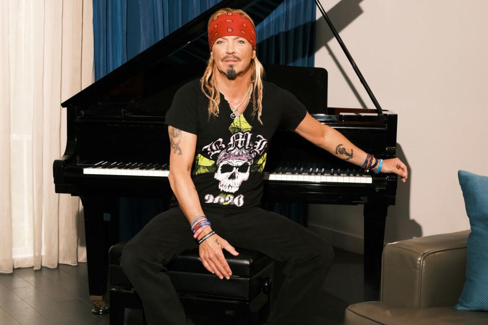 <p>Â©ï¸2022, A&E Television Networks, LLC  Photo: Devin Yalkin</p> Bret Michaels