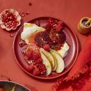 <p>Scatter <em>all</em> the red fruits on one plate for the coolest monochromatic salad we've ever seen. A dollop of Greek yogurt and a drizzle of honey make it a great breakfast.</p><p><em><a href="https://www.womansday.com/food-recipes/food-drinks/a25836475/red-citrus-salad-with-berries-pears-and-pomegranates-recipe/" rel="nofollow noopener" target="_blank" data-ylk="slk:Get the recipe from Woman's Day »;elm:context_link;itc:0;sec:content-canvas" class="link ">Get the recipe from Woman's Day »</a></em></p>