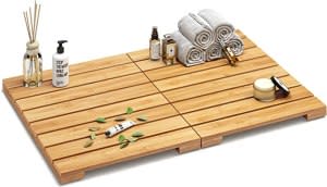 best bamboo shower mats viewcare foldable