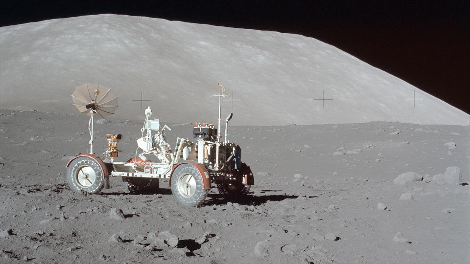 Lunar Roving Vehicle-3 (LRV-3), which first set foot on the Moon during NASA's Apollo 17 mission in December 1972.