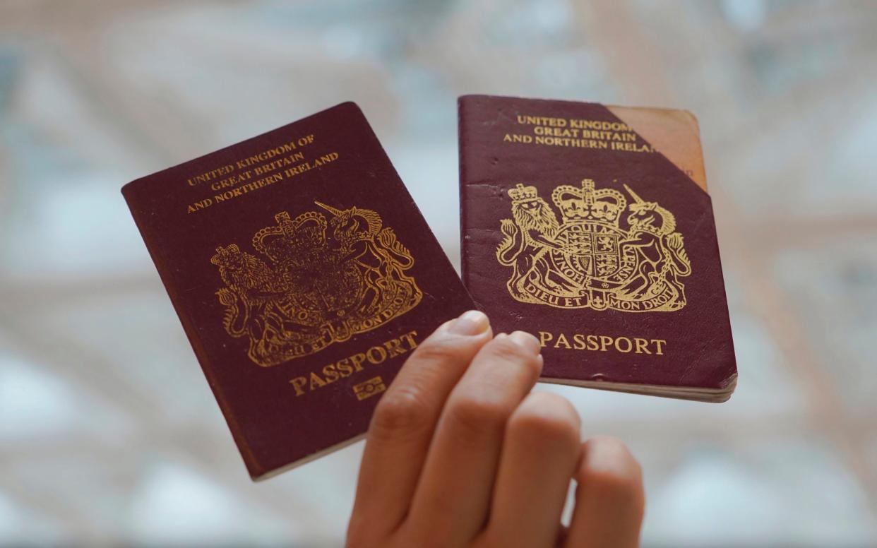 British National (Overseas) passports - Vincent Yu/AP