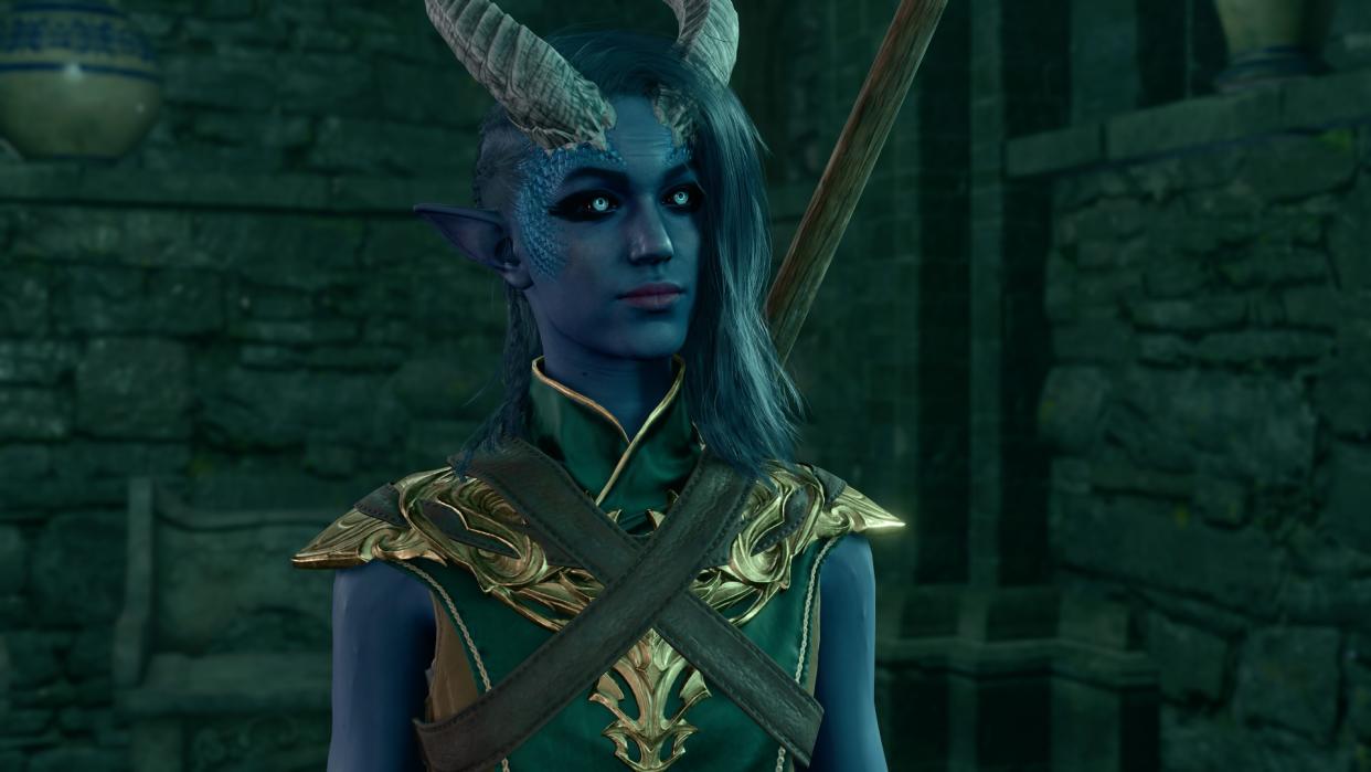  Baldur's Gate 3 Blue Tiefling. 