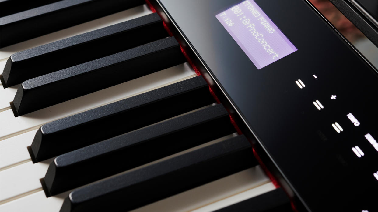  Close up of Casio digital piano 