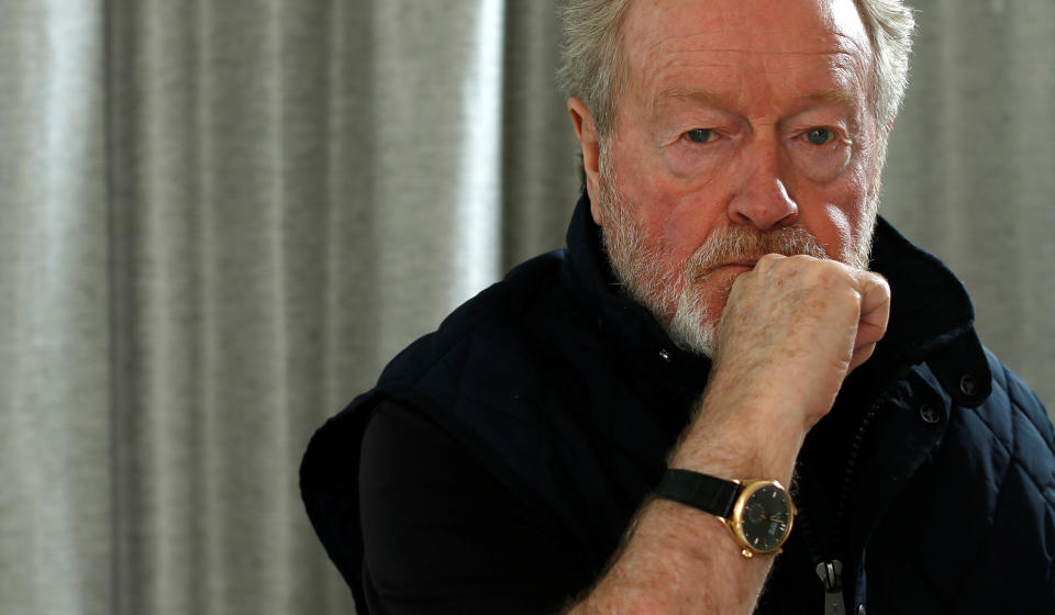 Director Ridley Scott poses for a portrait while promoting the movie 
