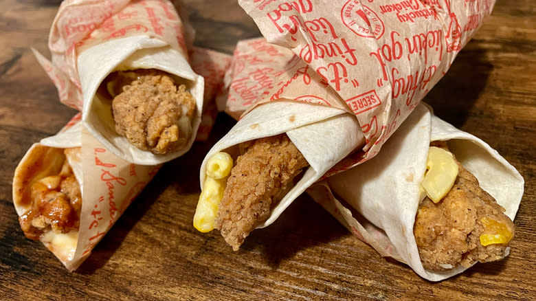 KFC fried chicken wraps
