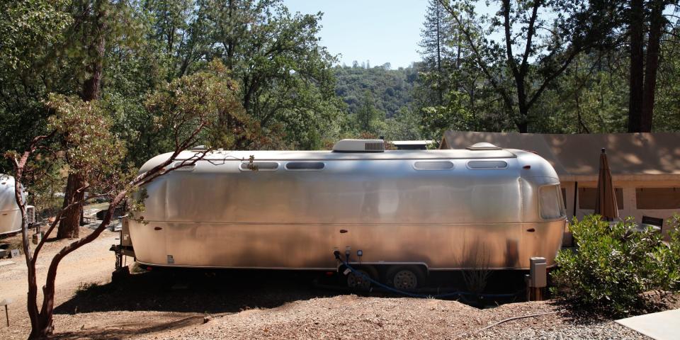Outside the Airstream