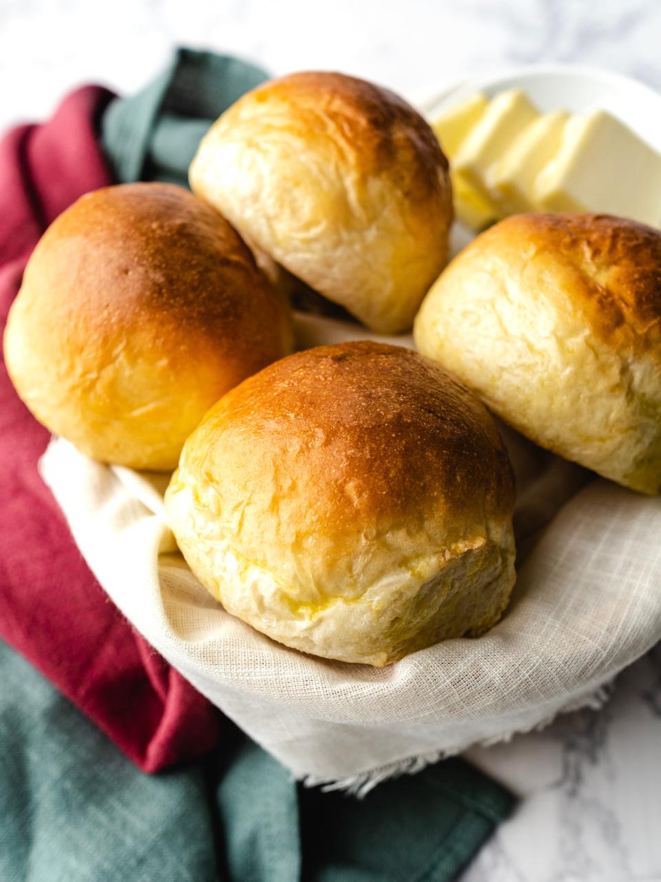 The secret to attaining the airy texture of these brown and serve rolls lies in the Tangzhong method, an age-old Asian technique.