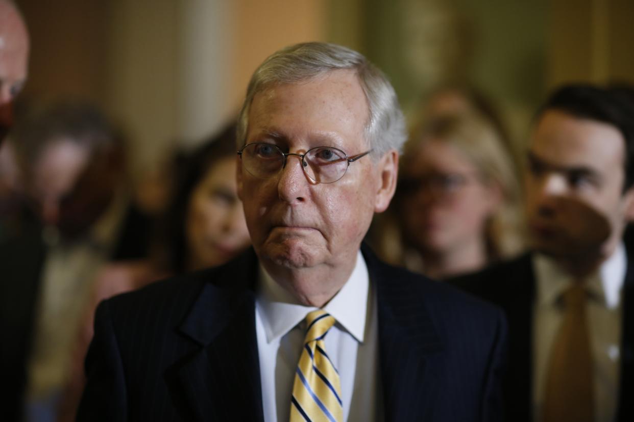 Senate Majority Leader Mitch McConnell, R-Ky., on Sept. 12. (Photo: Joshua Roberts/Reuters)
