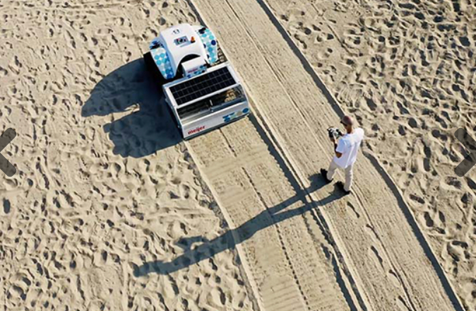 The Tip of the Mitt Watershed Council will oversee the BeBot's operation in partnership with the Petoskey High School Robotics Club as the robot helps keep local beaches clean.