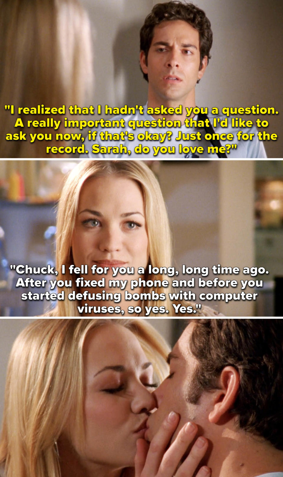 Screenshots from "Chuck"