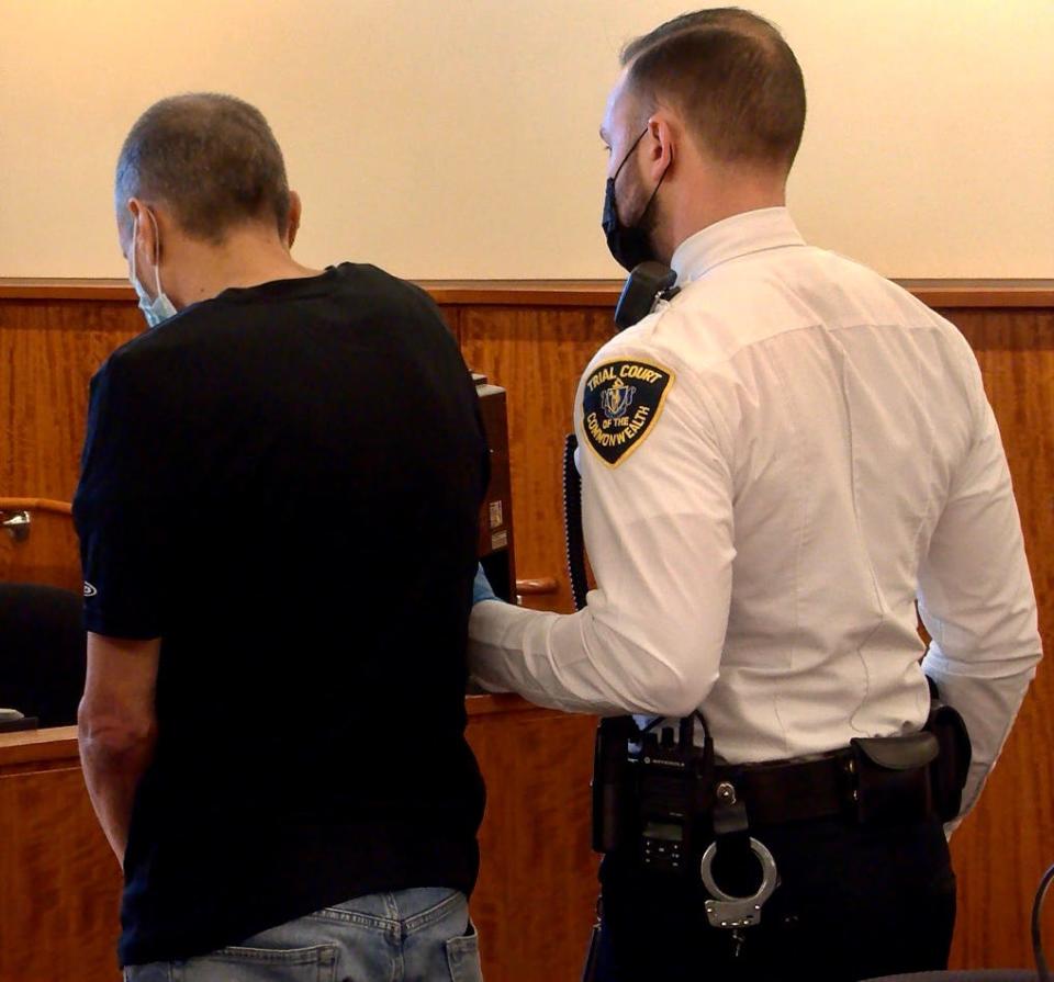 Accused conch shell killer David Reed is seen here during his arraignment Friday morning in Fall River Superior Court.