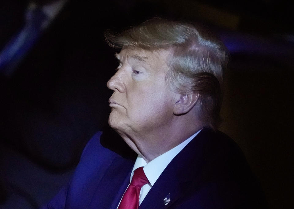 US President Donald Trump attends the 2019 United Nations Climate Action Summit at UN headquarters in New York City.