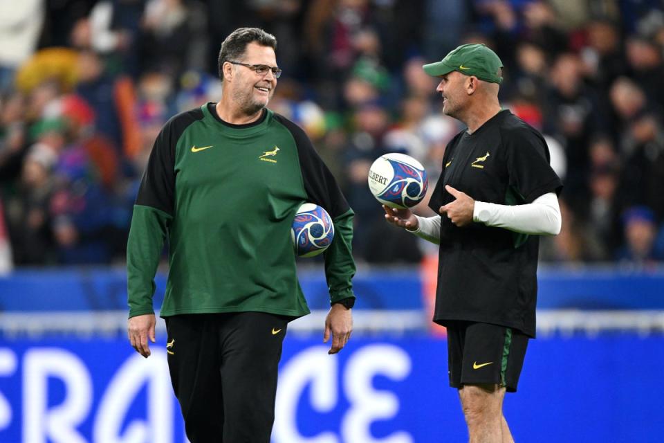 Rassie Erasmus (left) and Jacques Nienaber possess complementary skills (Getty Images)
