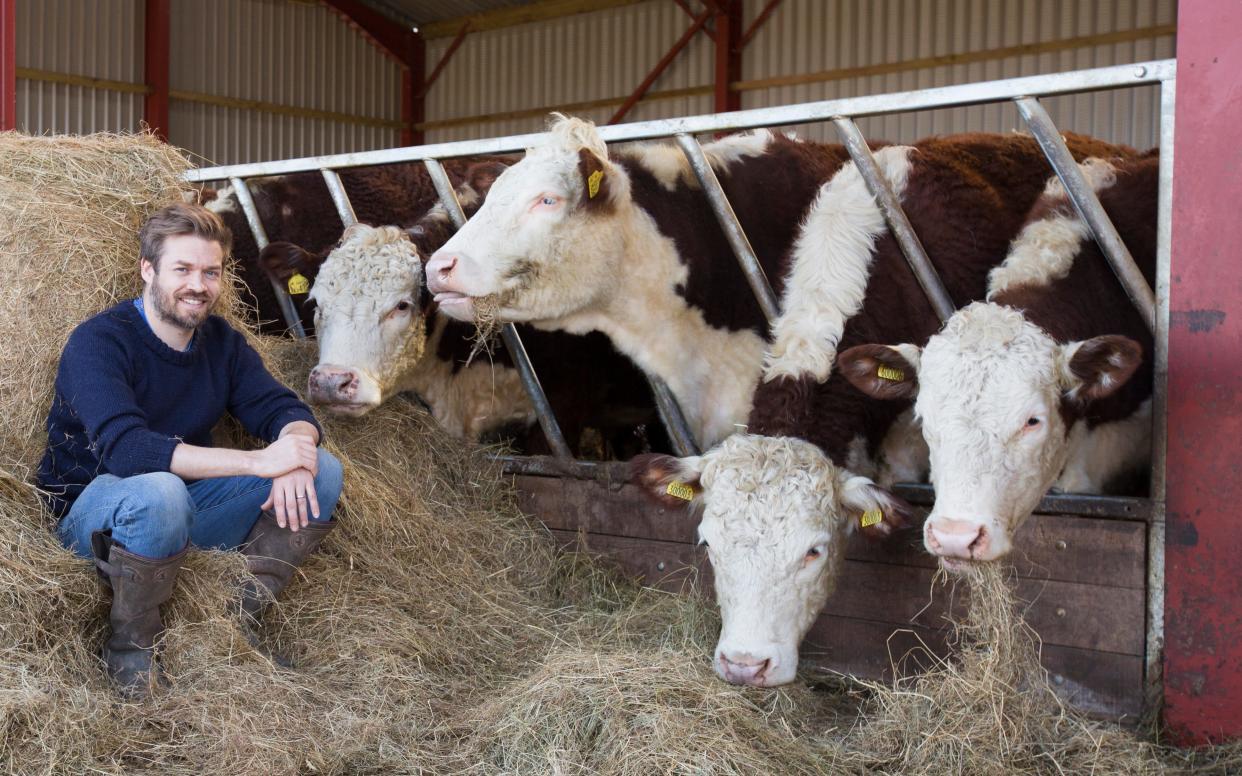 Toby Meanwell, education manager at Jamie's Farm near Hereford - Andrew Fox