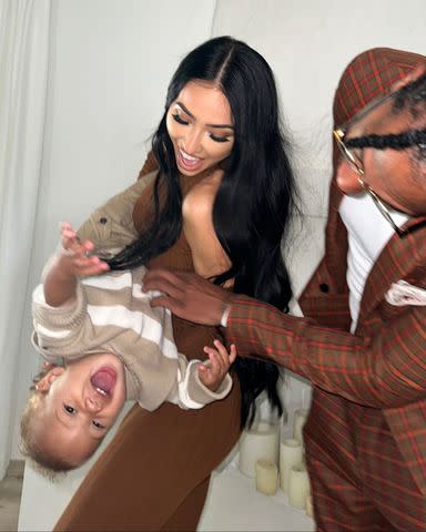 <p>Bre Tiesi/Instagram</p> Bre Tiesi and Nick Cannon spend Thanksgiving with their 16-month-old son Legendary