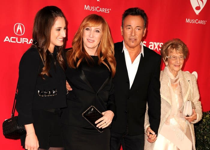 Bruce Springsteen y su familia