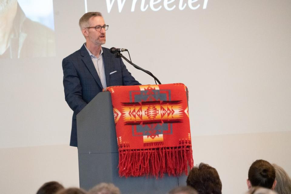 波特蘭市長泰德·惠勒 (Ted Wheeler)。   圖：翻攝自Ted Wheeler 推特