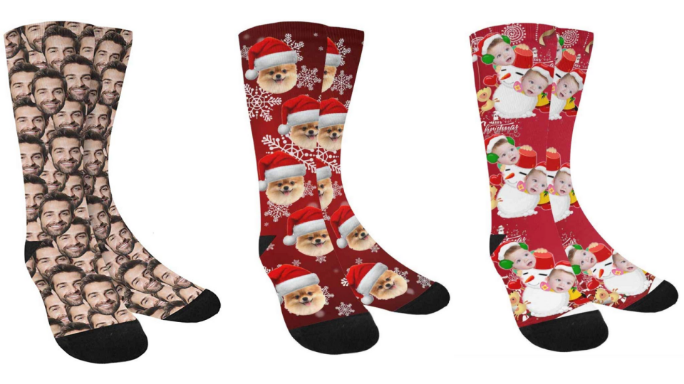 Best last-minute Amazon gifts: Custom Socks