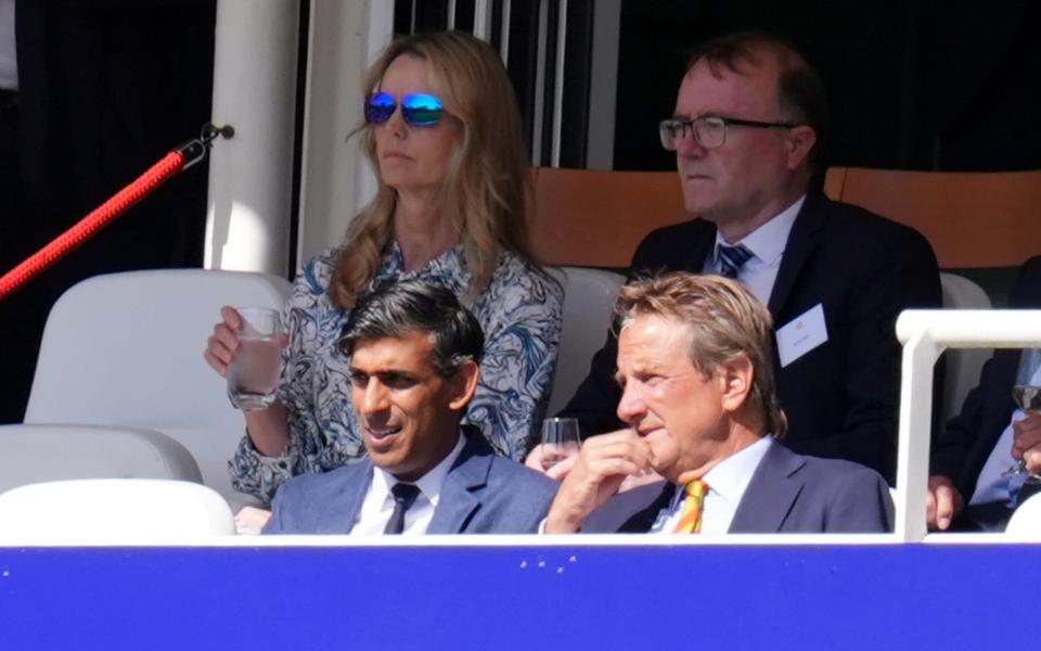 Rishi Sunak is at Lord's for the opening day