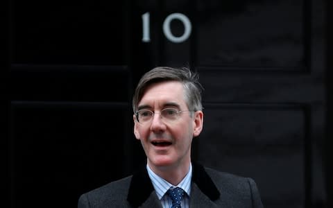 Tory MP Jacob Rees-Mogg - Credit:  DANIEL LEAL-OLIVAS/AFP