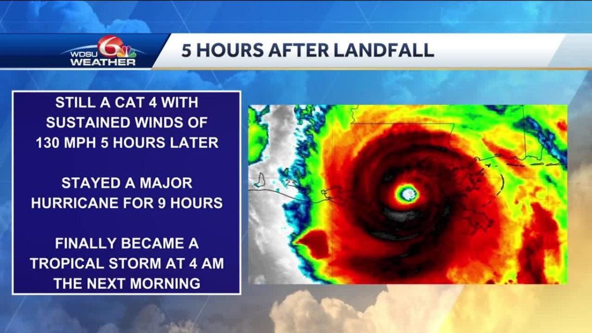 Hurricane Ida one month later