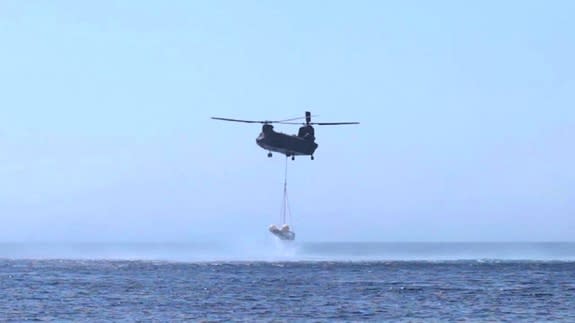 On the June 19, 2013 the IXV Descent and Landing System Test was successfully performed off the east coast of Sardinia, Italy, at the Poligono Interforze Salto di Quirra.